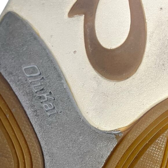 OLUKAI Mio Li in Mist Grey/Poi Mesh Lace Up Sneakers Men's Size 8 - Picture 6 of 10